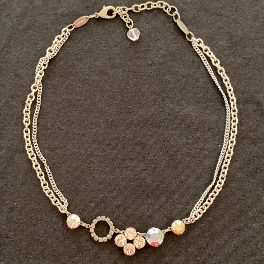 Sabika Blush Crystal Choker